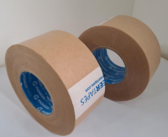 Water-activated kraft paper tape